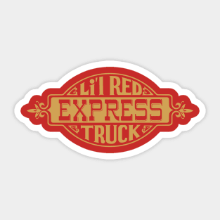 Li'l Red Express Badge Sticker